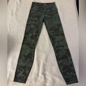 SOLD Lululemon Align Pant II 25” inseam in Camo (size 4)
